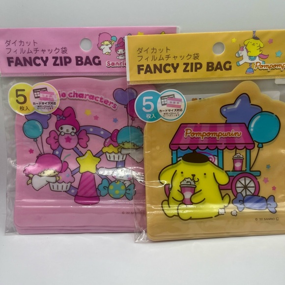 Sanrio Characters Carnival Fun Zip Top Bag Complete set of 6 - Picture 3 of 6